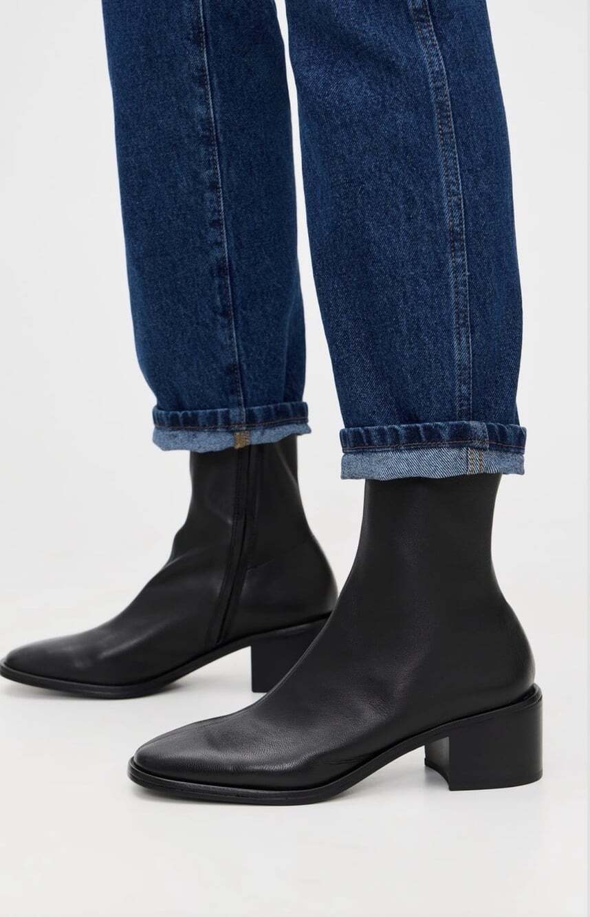 Loeffler Randall Roxy Black Boot Womens Size 5 New